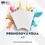 DTF prenosová fólia vo formáte A3