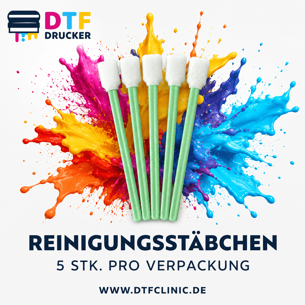 cistiace_tycinky de Professionelle Reinigungsstäbchen für die Reinigung von DTF-Druckern – Bild 1