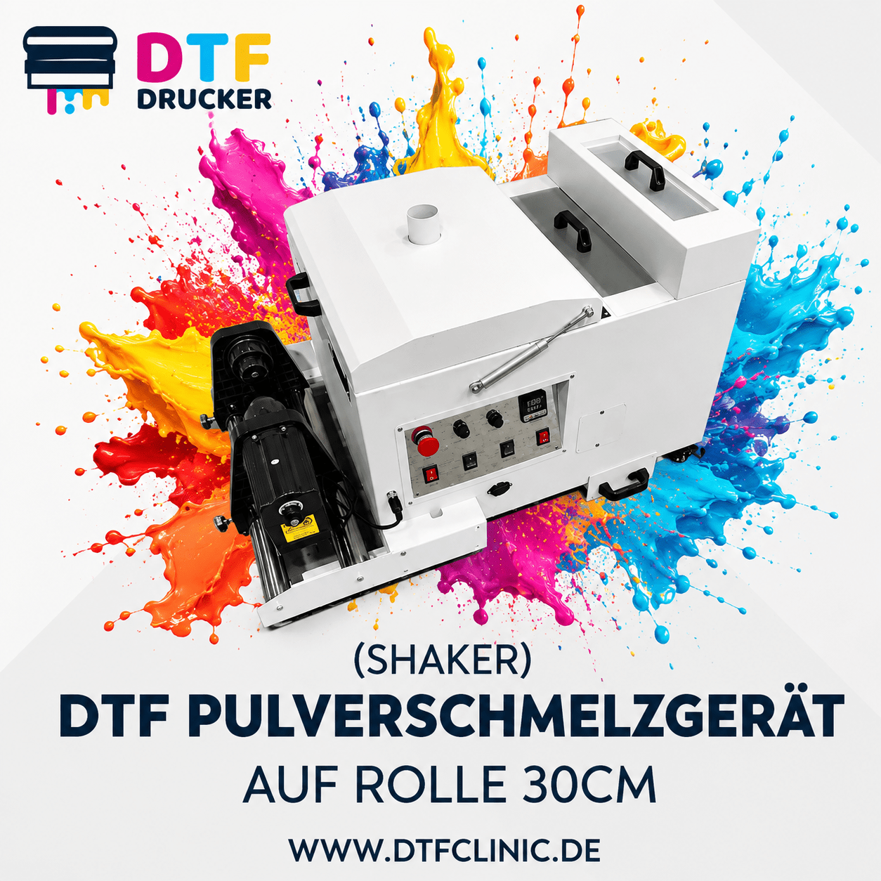 rura30rolka de DTF Pulver- und Aushärtungsstation Mini – Bild 1
